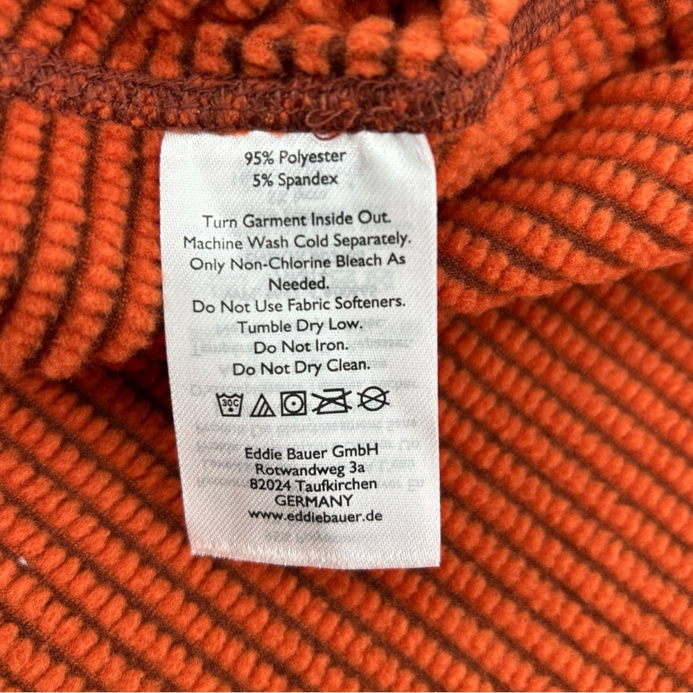 Eddie Bauer Burnt Orange Quarter-Zip Top - Picture 9 of 13